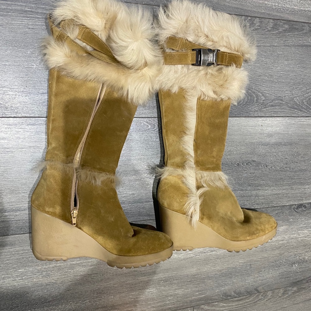 Coach suede boots